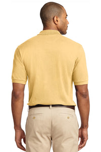 Port Authority Heavyweight Cotton Pique Polo - Yellow Back