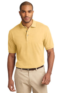 Port Authority Heavyweight Cotton Pique Polo - Yellow