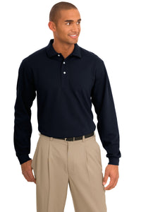 Port Authority Rapid Dry Long Sleeve Polo - Classic Navy