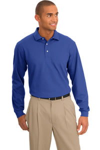 Port Authority Rapid Dry Long Sleeve Polo - Royal