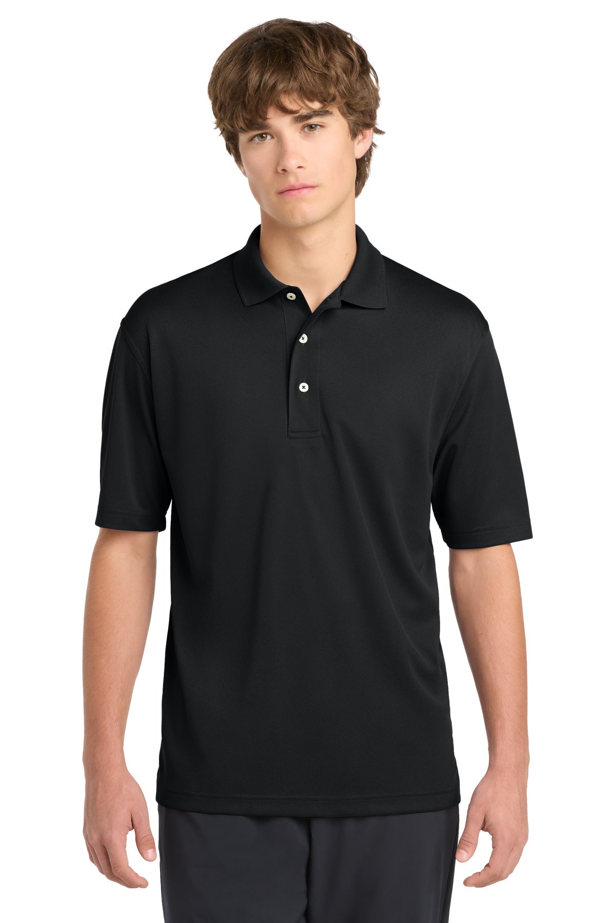 Sport-Tek Dri-Mesh Polo - Black