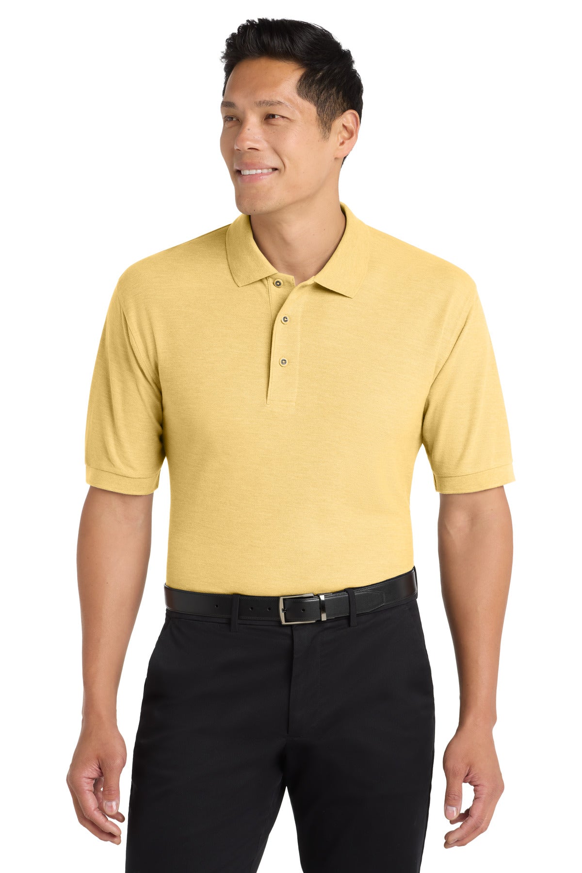 Port Authority Extended Size Silk Touch Polo K500ES - Banana