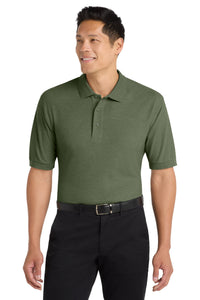Port Authority Extended Size Silk Touch Polo K500ES - Clover Green