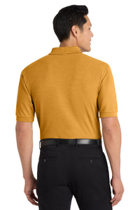 Port Authority Extended Size Silk Touch Polo K500ES - Gold Back