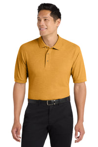 Port Authority Extended Size Silk Touch Polo K500ES - Gold