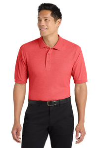 Port Authority Extended Size Silk Touch Polo K500ES - Hibiscus