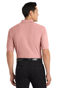 Port Authority Extended Size Silk Touch Polo K500ES - Light Pink Back