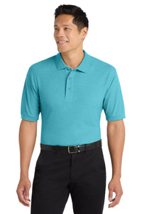 Port Authority Extended Size Silk Touch Polo K500ES - Maui Blue