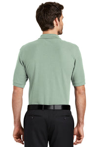 Port Authority Extended Size Silk Touch Polo K500ES - Mint Green Back