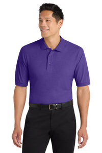 Port Authority Extended Size Silk Touch Polo K500ES - Purple