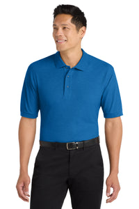 Port Authority Extended Size Silk Touch Polo K500ES - Strong Blue