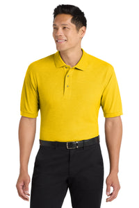Port Authority Extended Size Silk Touch Polo K500ES - Sunflower Yellow