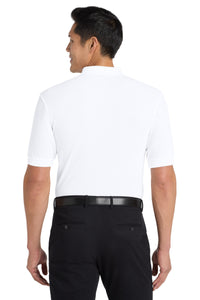 Port Authority Extended Size Silk Touch Polo K500ES - White Back