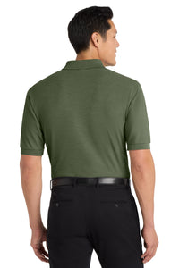 Port Authority Silk Touch Polo K500 - Clover Green Back