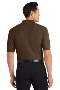 Port Authority Silk Touch Polo K500 - Coffee Bean Back
