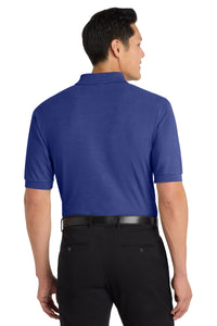 Port Authority Silk Touch Polo K500 - Mediterranean Blue Back