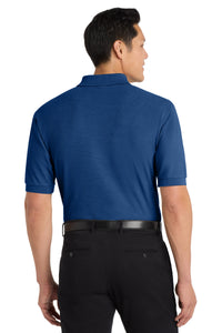 Port Authority Silk Touch Polo K500 - Royal Back