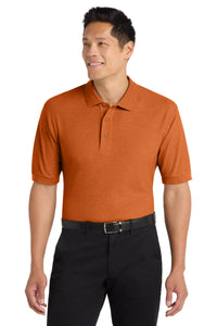 Port Authority Silk Touch Polo K500 - Texas Orange