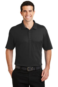 Port Authority Silk Touch Interlock Performance Polo - Black