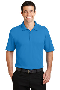 Port Authority Silk Touch Interlock Performance Polo - Brilliant Blue
