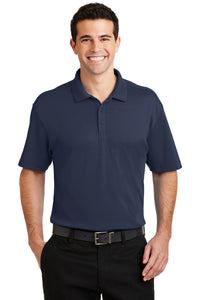 Port Authority Silk Touch Interlock Performance Polo - Navy