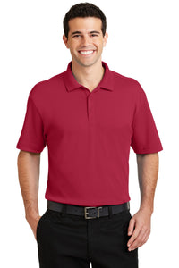 Port Authority Silk Touch Interlock Performance Polo - Rich Red