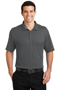 Port Authority Silk Touch Interlock Performance Polo - Sterling Grey