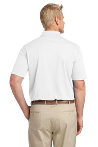 Port Authority Tech Pique Polo - White Back