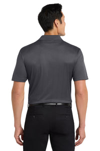Port Authority Performance Fine Jacquard Polo - Grey Smoke Back