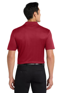 Port Authority Performance Fine Jacquard Polo - Rich Red Back