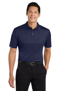 Port Authority Performance Fine Jacquard Polo - True Navy