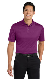 Port Authority Performance Fine Jacquard Polo - Violet Purple