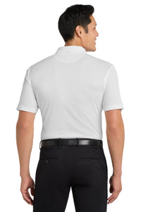 Port Authority Performance Fine Jacquard Polo - White Back