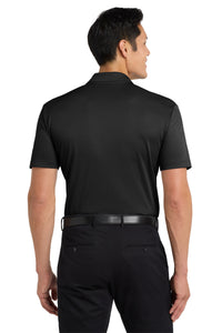 Port Authority Silk Touch Performance Pocket Polo - Black Back