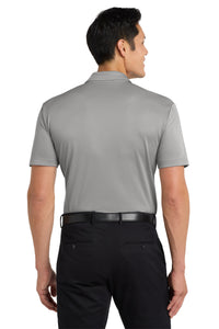 Port Authority Silk Touch Performance Pocket Polo - Gusty Grey Back
