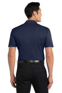 Port Authority Silk Touch Performance Pocket Polo - Navy Back