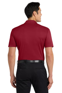 Port Authority Silk Touch Performance Pocket Polo - Red Back