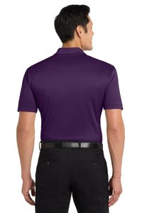 Port Authority Silk Touch Performance Polo - Bright Purple Back