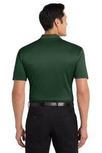 Port Authority Silk Touch Performance Polo - Dark Green Back