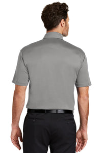 Port Authority Silk Touch Performance Polo - Gusty Grey Back