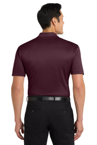 Port Authority Silk Touch Performance Polo - Maroon Back