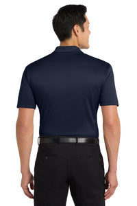 Port Authority Tall Silk Touch Performance Polo - Navy Back