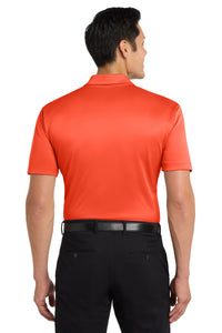 Port Authority Silk Touch Performance Polo - Neon Orange Back