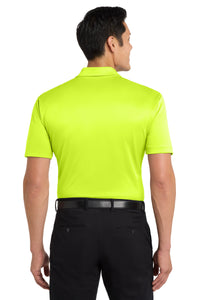 Port Authority Silk Touch Performance Polo - Neon Yellow Back