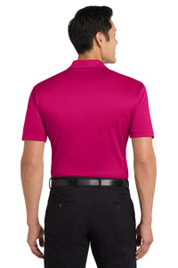 Port Authority Silk Touch Performance Polo - Pink Raspberry Back