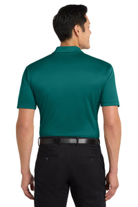 Port Authority Silk Touch Performance Polo - Teal Green Back