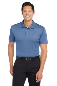 Port Authority  Heathered Silk Touch  Performance Polo - Moonlight Blue Heather