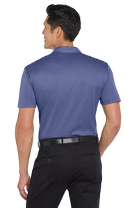 Port Authority  Heathered Silk Touch  Performance Polo - Royal Heather Back