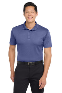 Port Authority  Heathered Silk Touch  Performance Polo - Royal Heather