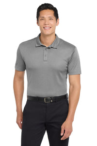 Port Authority  Heathered Silk Touch  Performance Polo - Shadow Grey Heather